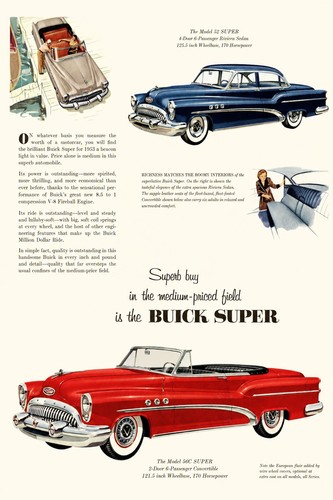 Superb buick super 1953 car - buick,