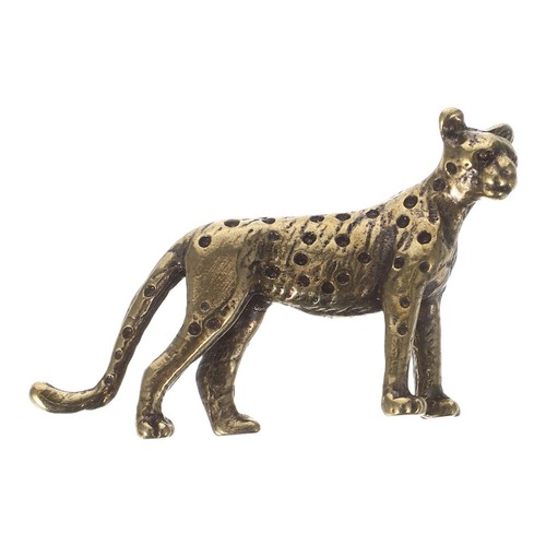 Vintage cheetah statue - cheetah,
