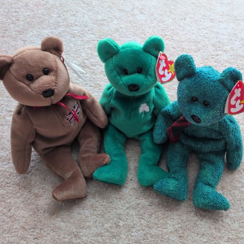 Beanie baby trio - baby,