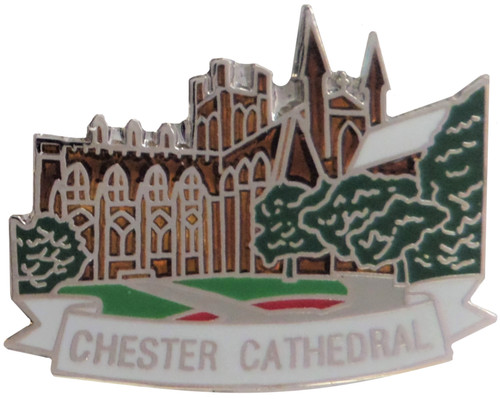 Chester cathedral pin - chester, badge