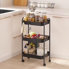 3 Tier Fruit Trolly Basket