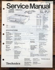 Technics SL-PJ1 CD Player
