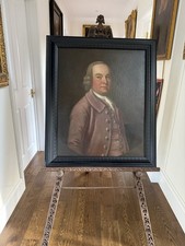 Large Antique 18th Century Oil