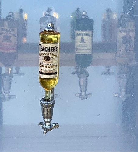 Dolls house teachers - dolls, whisky