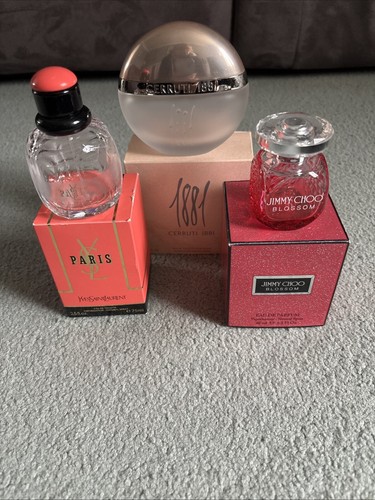 Empty perfume bottles boxed - empty,