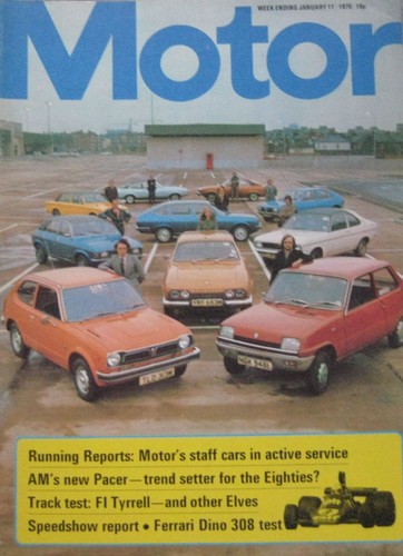 Motor magazine january - magazine, 1975