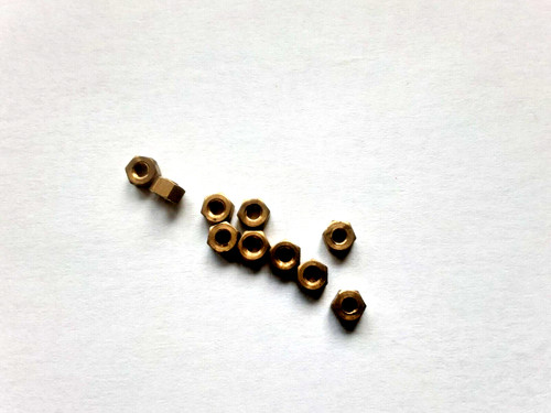 Brass hex nuts - ba,