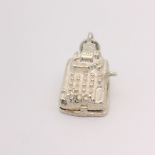 Rare Vintage Sterling Silver Opening Old Fashioned Cash Register /Till Charm