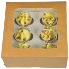 Cupcake Window Boxes - Kraft