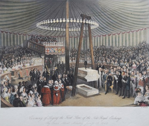 Laying 1st stone - laying, royal