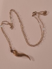 .375 9ct GOLD SEED OF LIFE/ SPERM NECKLACE