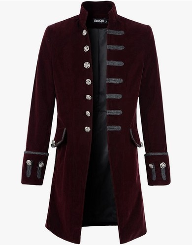 Men burgundy victorian - burgundy,