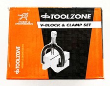 V BLOCK AND CLAMP SET PAIR 50x38x38mm MAX CAPACITY 41mm - TOOLZONE KDPMS163