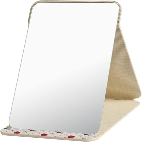Folding tabletop mirror - tabletop, mirror,