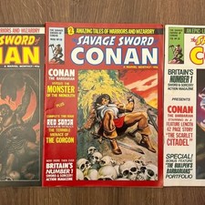 3 x The Savage Sword of Conan