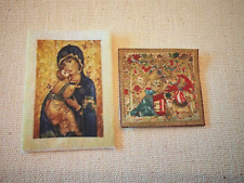 Religious Fabric tapestries church Victorian dolls house 1:12th scale DH10