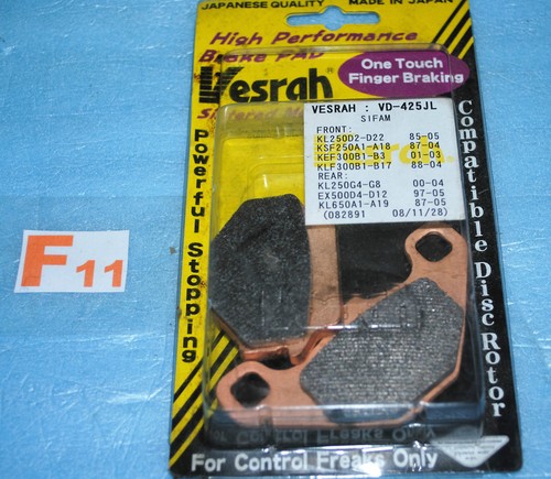 Brake pads front vesrah - brake,