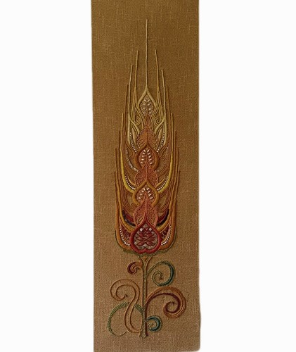 Vintage needlework textile - needlework,