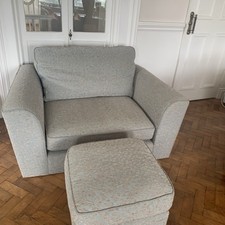 Marks Spencer’s Love Chair And Footstool 