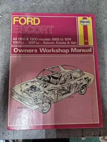 Ford escort mk1 haynes - mk1, manual