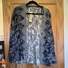 ASDA GEORGE NAVY CARDIGAN SIZE