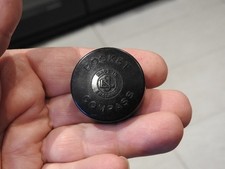 VINTAGE ESL ANTIQUE BAKELITE SMALL POCKET COMPASS SCREW LID MADE IN ENGLAND