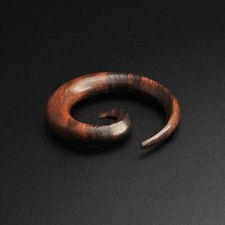 Sono Wood Spiral | Lobe Gauges Ear Stretchers