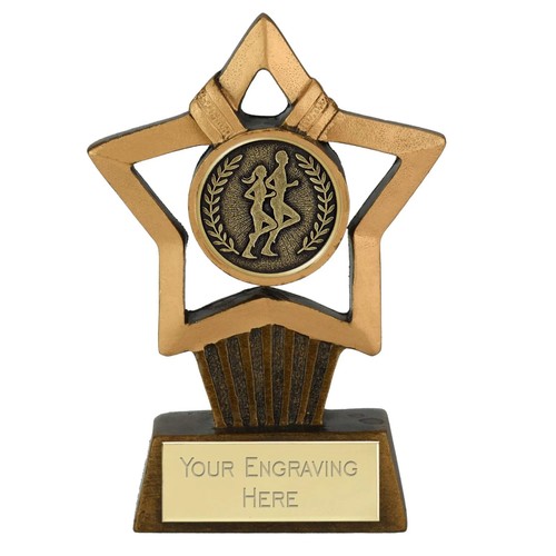 Running unisex award mini star - running,