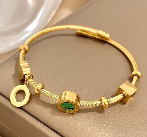 Roman letters charm bangles - roman,