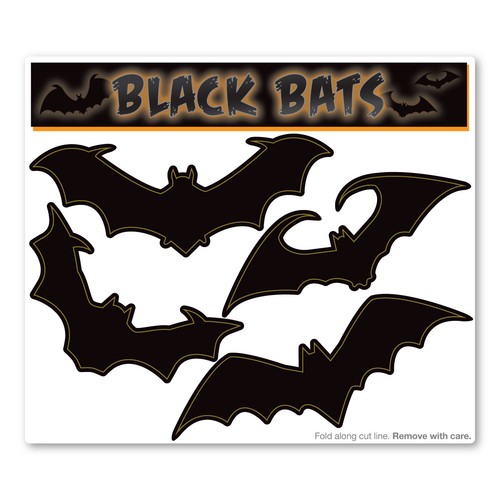 Large black bats pack - large,