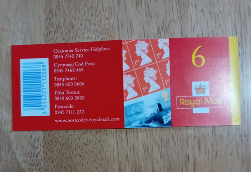 Stamp booklet 2001 - gb,