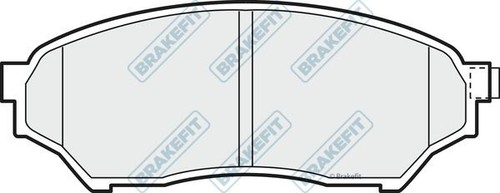 Apec front brake pad - pad, for