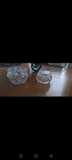 Vintage Cut Glass Trinket Boxes with Lids – Set of 2 | Elegant Jewellery Storage