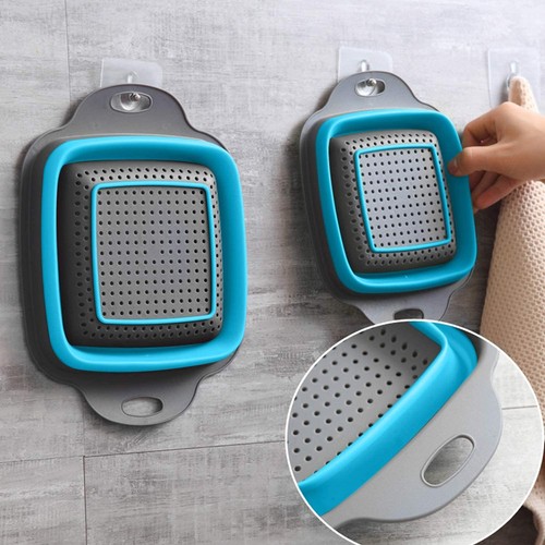 Collapsible silicone colander - silicone,