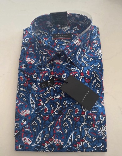 Eterna men shirt blue - men’s,