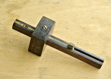 Vintage Rose Wood & Brass Marking Gauge 2 markers adjustable Marples Sheffield