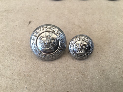 Obsolete police buttons - obsolete,