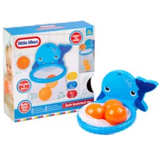 Little Tikes Bath Game Toy Basketball Hoop Set & 3 Balls Children Kids 18mth+