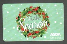 ASDA ( UK ) 'Tis the Season, Christmas Wreath ( 2019 ) Gift Card ( $0 )