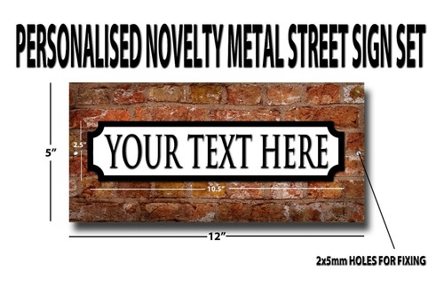 Personalised novelty metal - personalised,