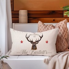 Personalised Stag Cushion