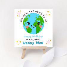 Personalised Nanny Birthday Card, Nana Birthday Card, Grandma Birthday Card, Nan