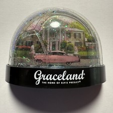 Graceland Elvis Presley Half-Dome Snow Globe Souvenir