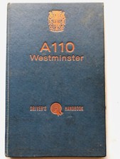 Austin A110 Westminster Mark II Owner's Handbook 1967 circa. AKD 3913/1