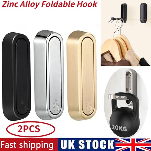 2pcs folding wall hook - folding,