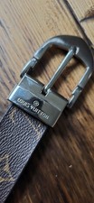 Louis Vuitton Silver Tone Belt