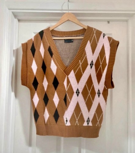 Women asos argyle brown mix - argyle,