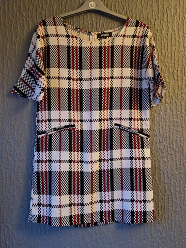 Missguided tartan plaid tunic - tartan,