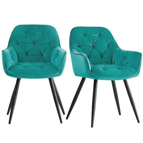 Dining chairs velvet - 1/2x,
