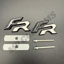 Gloss Black & White FR Badge